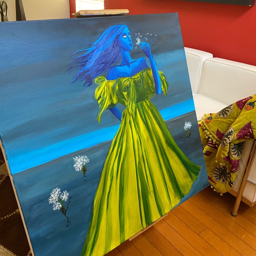 ORIGINAL COUTURE GOWN INSPIRED ART PIECE (…